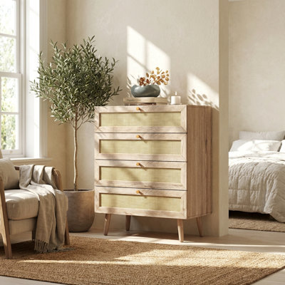 Annela 80 cm W Chest of 4 Drawers