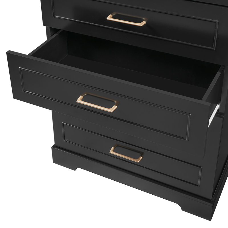 Armoire de rangement autoportante 72 po H, Noir