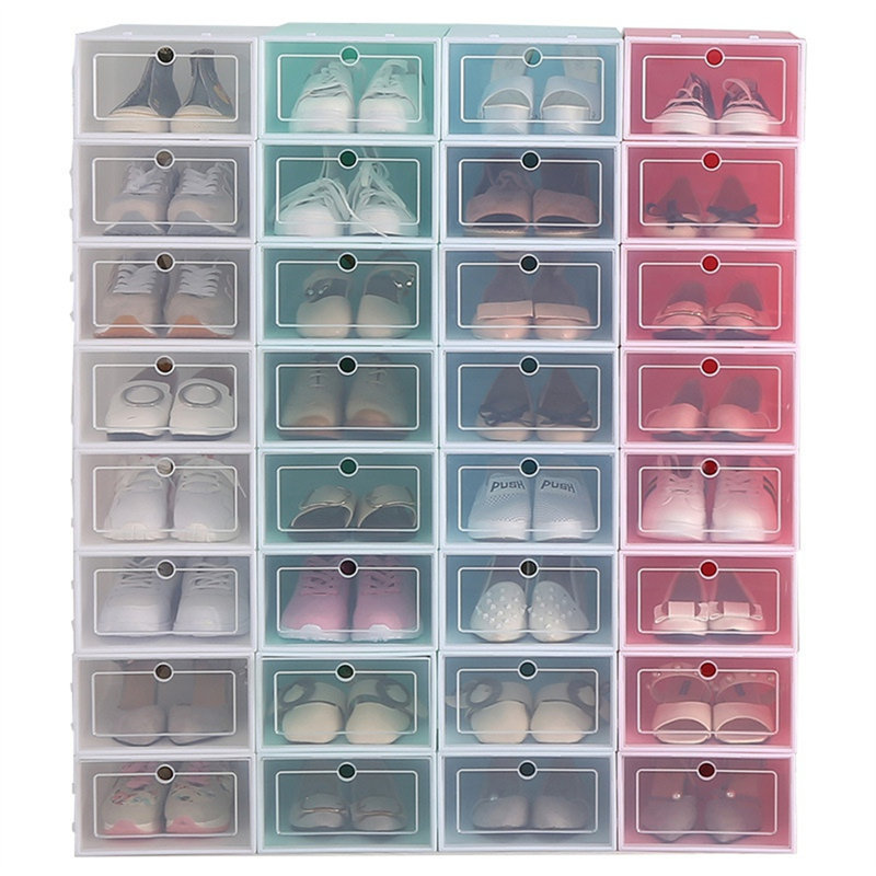 Stackable Shoe Storage Box, Light Green