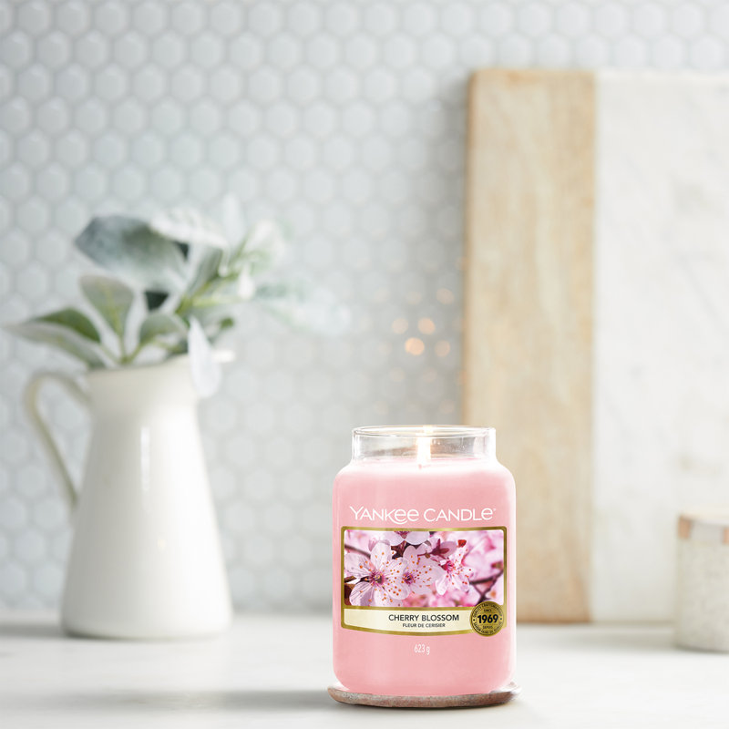 Cherry Blossom Scented Jar Candle