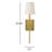 Tavernier Armed Sconce-1030916653
