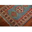 Tapis de vestibule oriental bleu clair Kazak 2x3