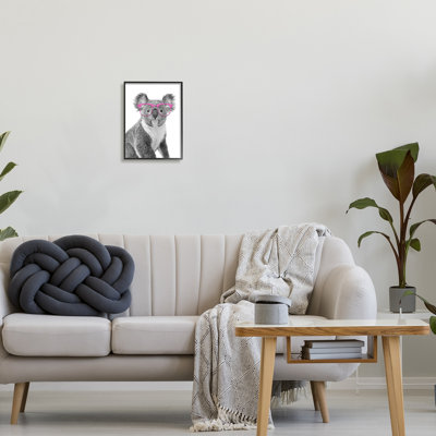 Au-566-Giclee " Funny Koala Wildlife In Glasses " by Annalisa Latella