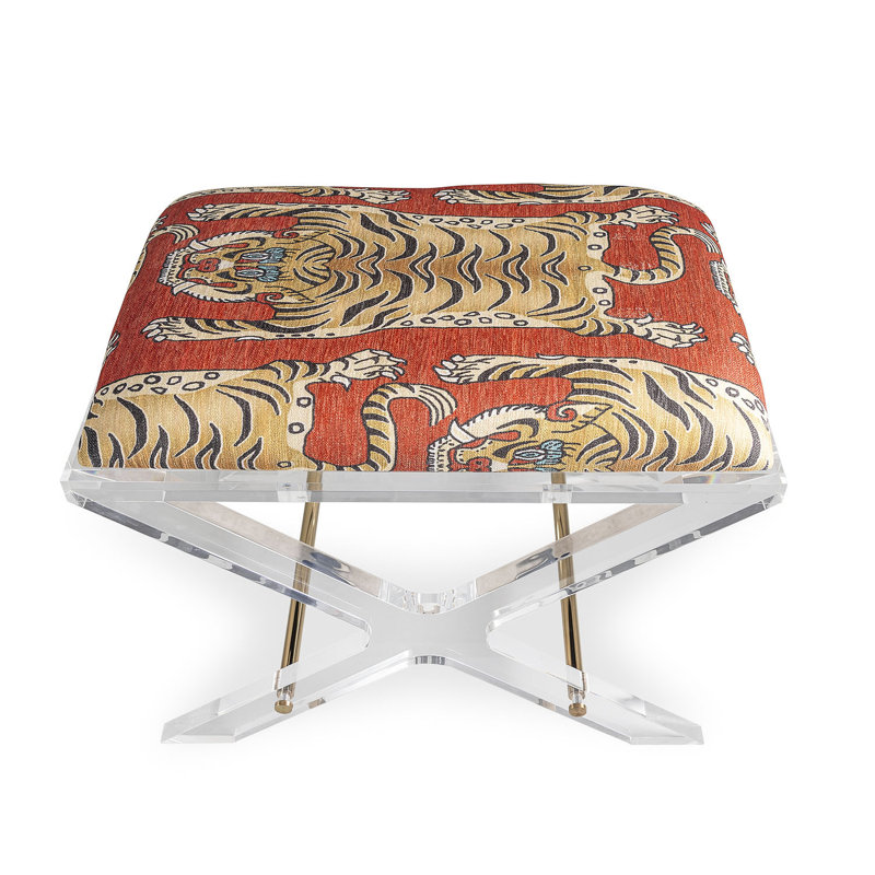 Delano Upholstered Dining Bench, Tiger.