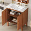 Ensemble de meuble-lavabo rétro 30 po avec lavabo en céramique Shandi