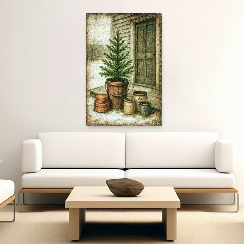 Arbre de Noël Shaker, H 60 po x l 40 po