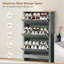 18 Pair Shoe Storage Cabinet