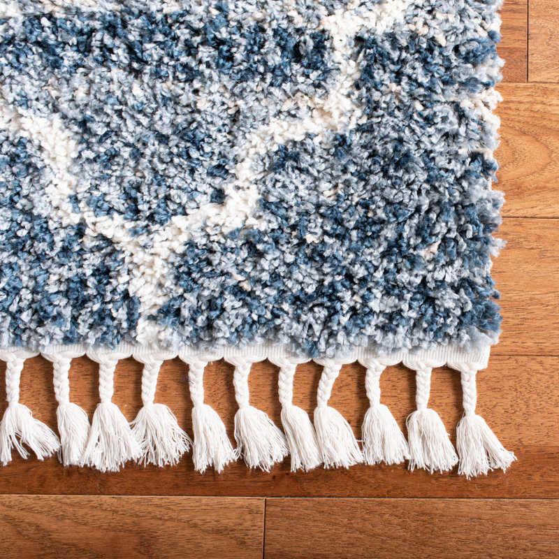 Chilson Shag Performance Geometric Rug, Rectangle 4' x 6'