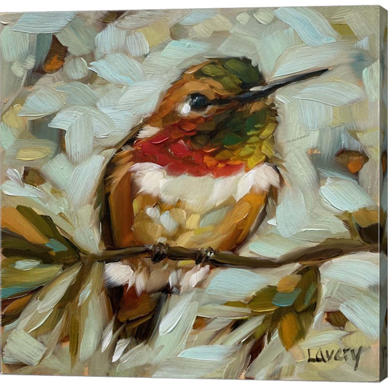 «Curious One» par Andrea Lavery - peinture sur toile tendue