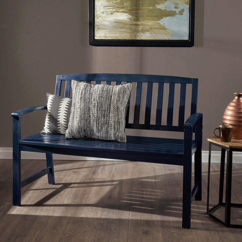 Outdoor Bench, Blue
