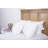 Zahara 2-Pack Plush Down Pillows, 550FP, 75% Down 25% Feather, 400TC Cotton Cover, Gentle Support-1209855018