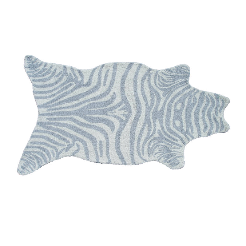 Tapis gris tissé à la main intérieur/extérieur