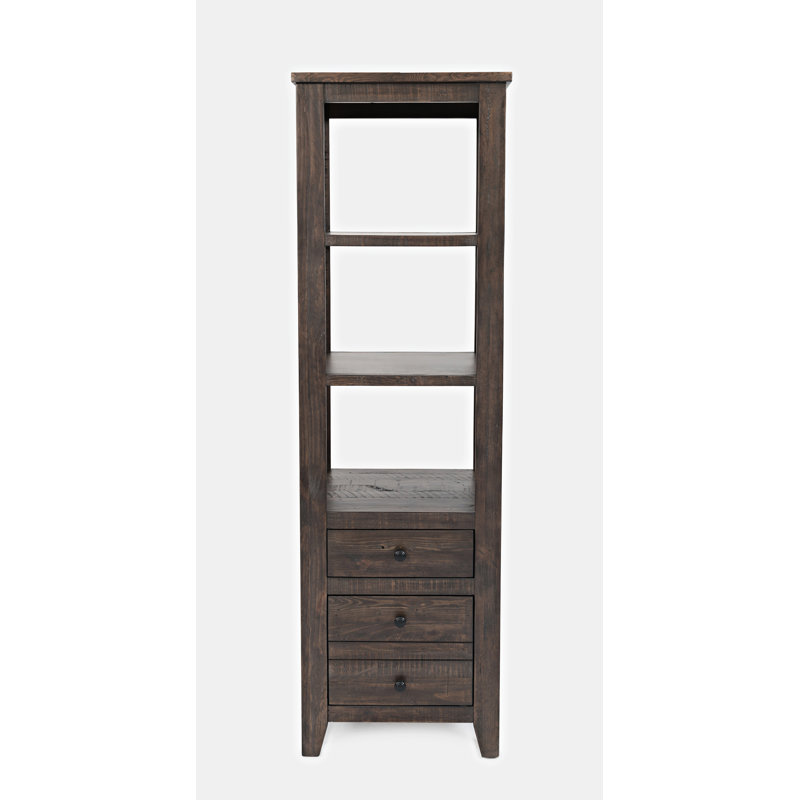Carmencita Bookcase, Barnwood Brown
