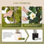 Magnolia à trois branches 2026, verdure artificielle, conception de tronc en bois véritable, décoration de verdure artificielle très réaliste, plante artificielle de qualité supérieure convenant à la maison et au bureau