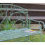 Mcglone 104 cm W Iron Park Bench-2121025076