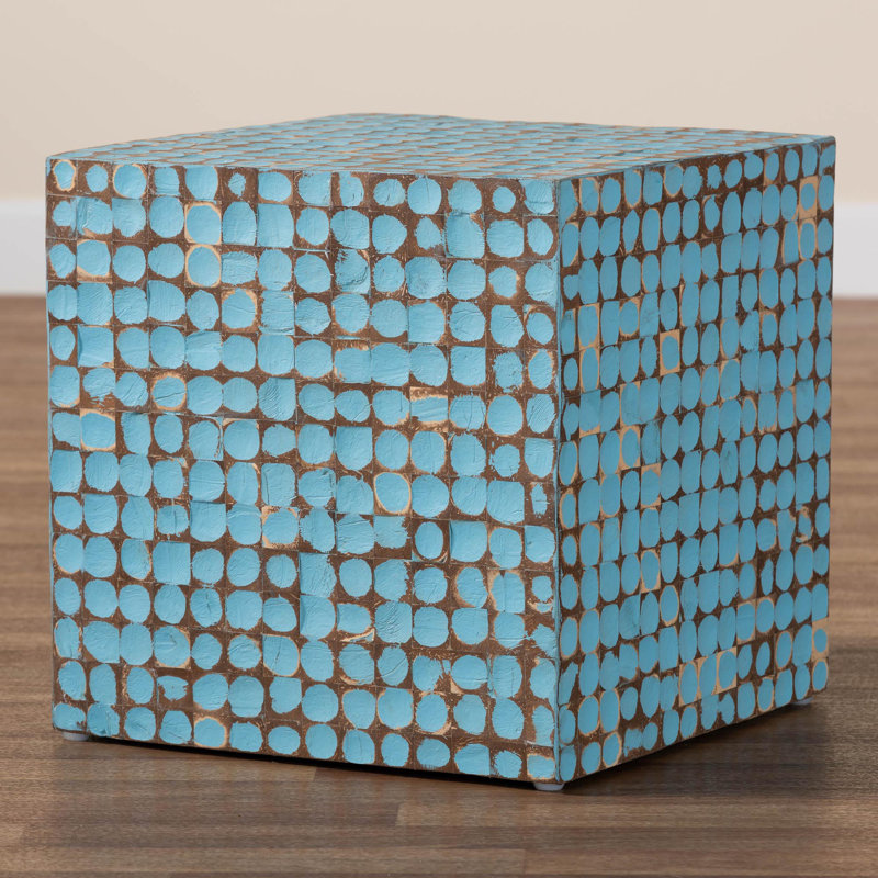 Korinn End Table, Blue
