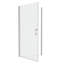 Porte de douche pivotante universelle à ouverture de 1 3/8 po, avec ouverture extérieure, avec finition en verre trempé de 1/4 po-114613363