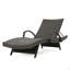 Chaise longue en osier avec accoudoirs Pe-1747665201