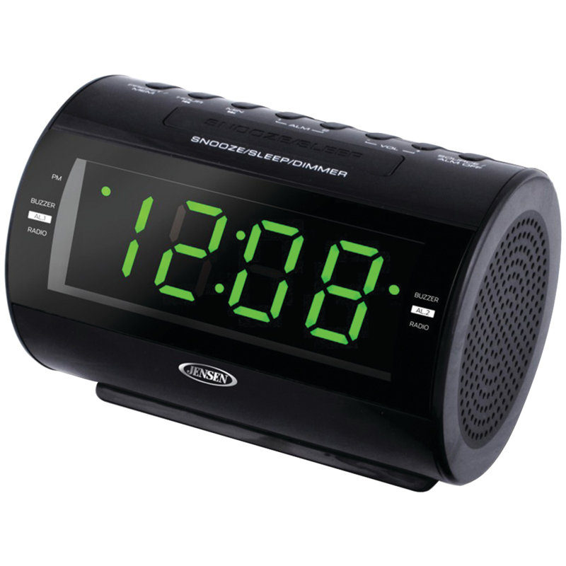 Horloge de table double radio am/fm avec sons de nature