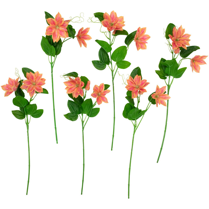Jets de fleurs artificiels, Orange