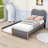 Jankell Wood Upholstered Platform Bed with Trundle-943052850-943052848