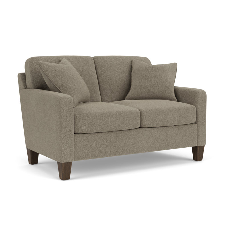 Causeuse Cornesia, 100% polyester colombe
