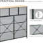 Unité de rangement 9 tiroirs. Gardez votre espace bien rangé. Pliable. Sécuritaire. Fabrication de qualité. Rangement d'entrée pour petit tiroir de 11,5 po x H 8,25 po: rangement chêne et gris. Spacieux, pliable, sécuritaire avec