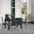 6 - Person Glass Top Four Leg Dining Set