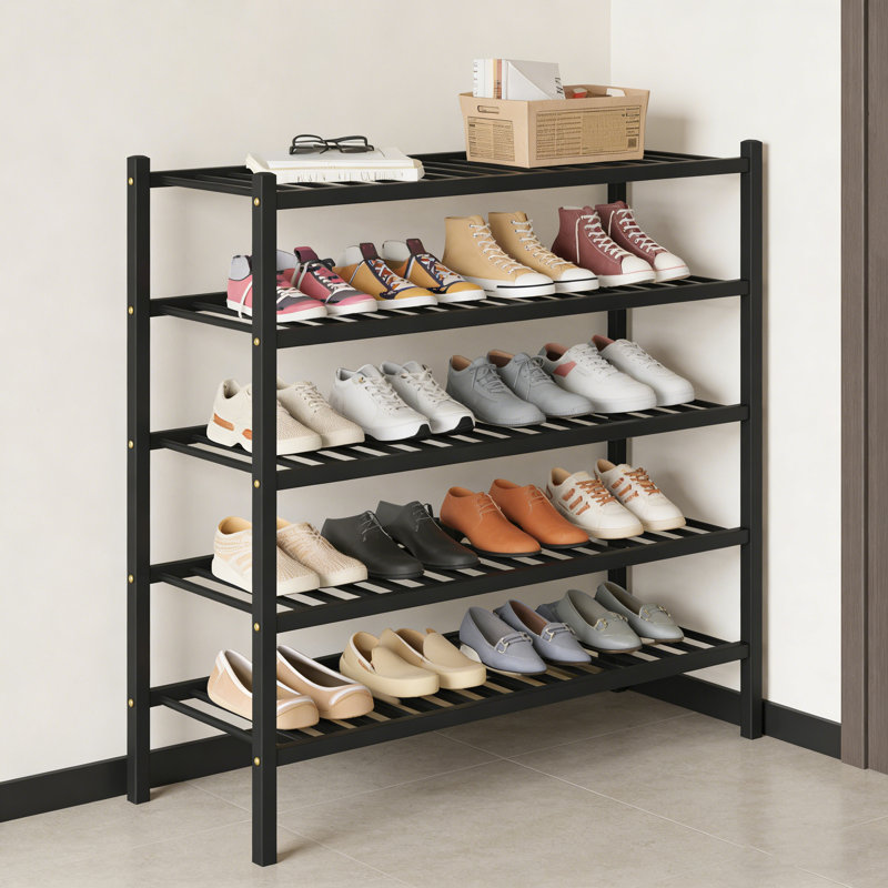 Bamboo Shoe Rack