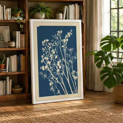 Wildflower Silhouettes Botanical - Wrapped Canvas