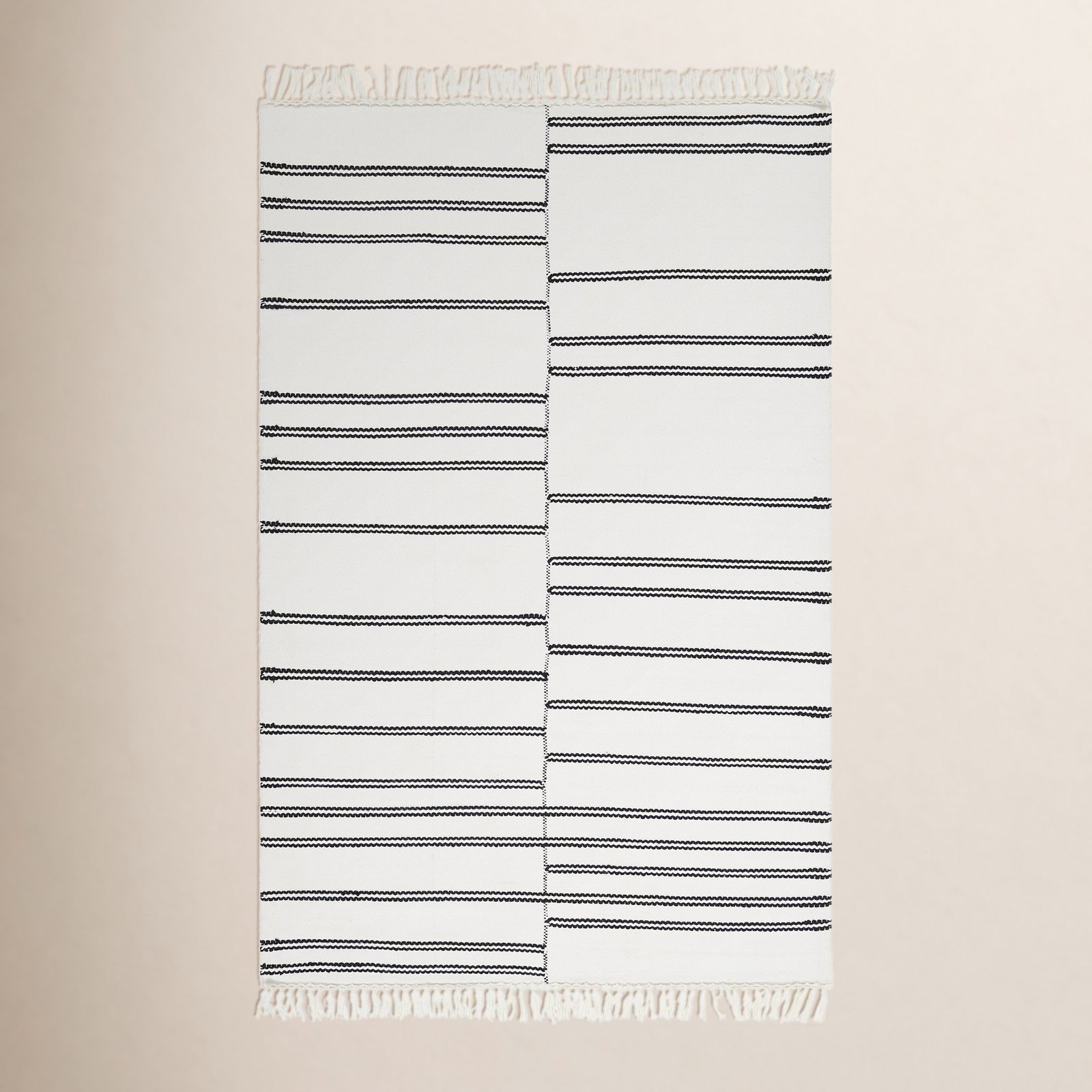 Favina Hand-Woven Striped Rug, Rectangle 2' x 3'