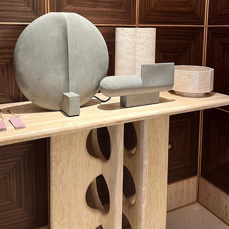 Console d'entrée scandinave minimaliste, H 33,5 po x l 47,2 po x P 13,8 po