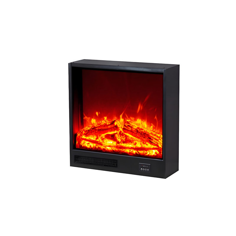 25.98"Electronic Suspended Simulated Flame Electric Fireplace Heater, 22.05" H x 25.98" W x 7.09" D