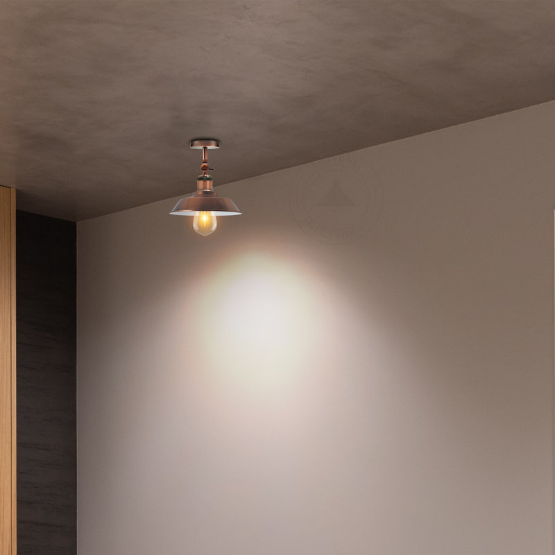 Hull Semi Flush Mount, Yes