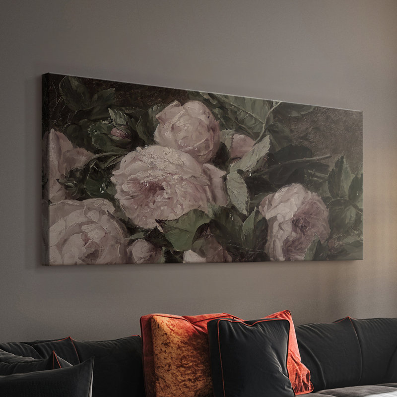 Botanical Series-CDXXX- Gallery Wrapped Canvas -Ready to Hang, 24" H x 48" W
