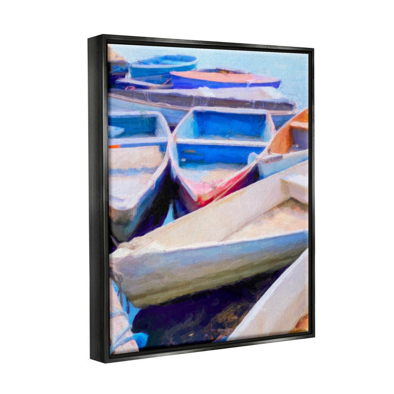 Peinture sur toile Stupell Industries par Chalffi * Tee Studios, Cadre flottant noir de jais, H 31 po x l 25 po x P 1,7 po