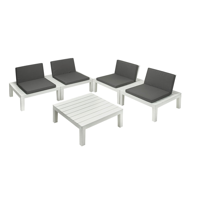 Patio Perfection 4 - Person Patio Conversation Set with Cushions
