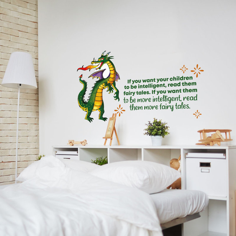 Décalcomanie murale en vinyle intelligent Fairy tales, H 15 po x l 30 po x P 0,05 po
