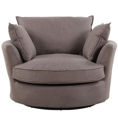 Lansdale Upholstered Swivel Lounge Chair