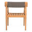 4 chaises de patio en bois d'apparence grise pour l'extérieur-1934725214