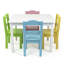 Kids 5 Piece Rectangular Play Or Activity Table and Chair Set-142495207