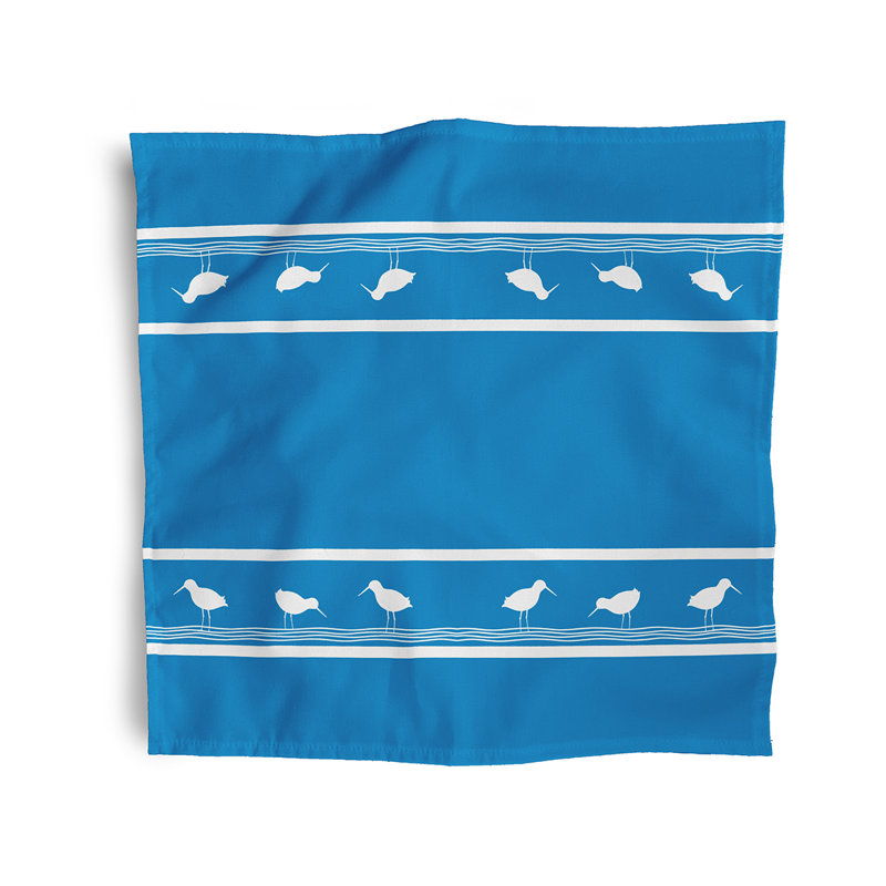 Chauntay Polyester Nautical & Coastal Napkins, Blue