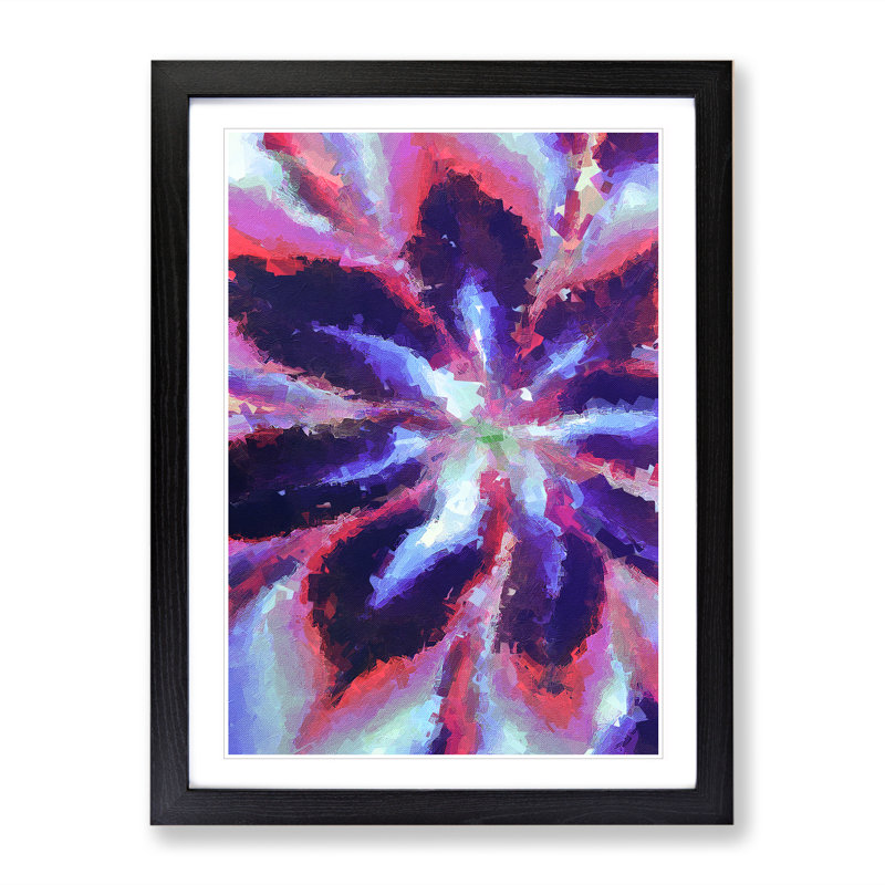 Limitless Abstract - Framed Print, Black, 64cm H x 46cm W x 2cm D
