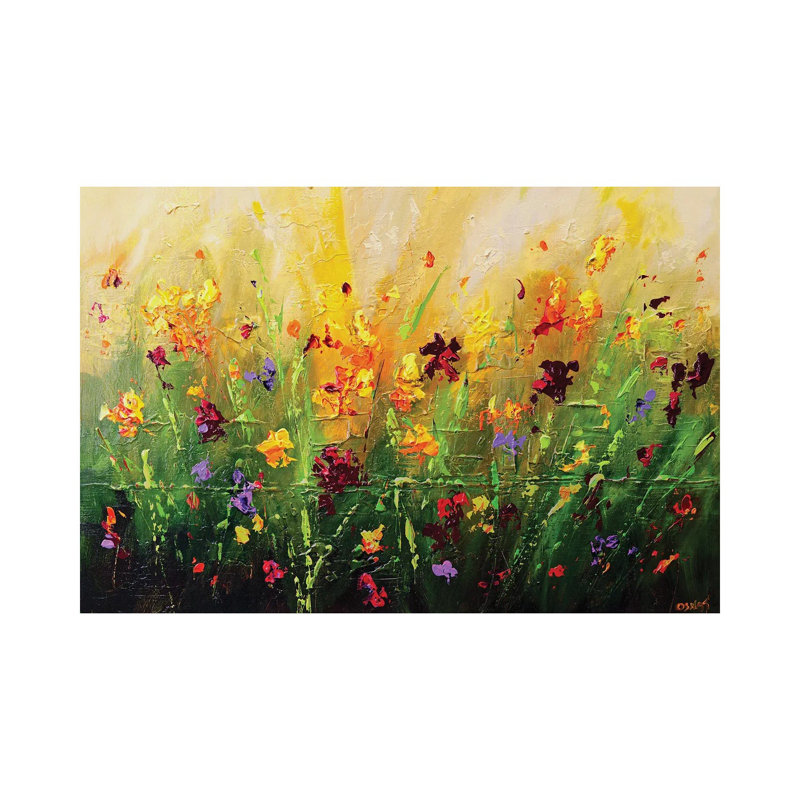Spring by Osnat Tzadok - Wrapped Canvas Print, 20.32 cm H x 30.48 cm W