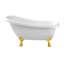 Baignoire de trempage sur pattes 61 "avec drain, pattes et plateau en bambou 61" Streamline-51346616-63425094