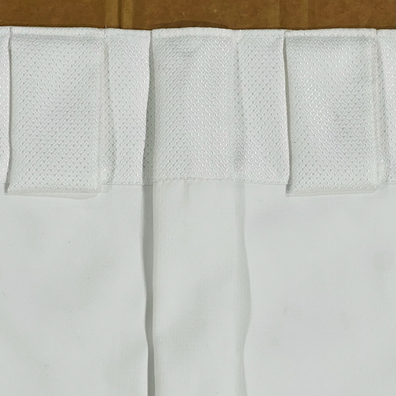 Panneau occultant plissé 34 x 84 Grant, Blanc
