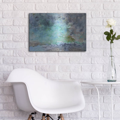  «Reflections of Nature» par Ingeborg Herckenrath, art mural en métal, 24 po x 16 po