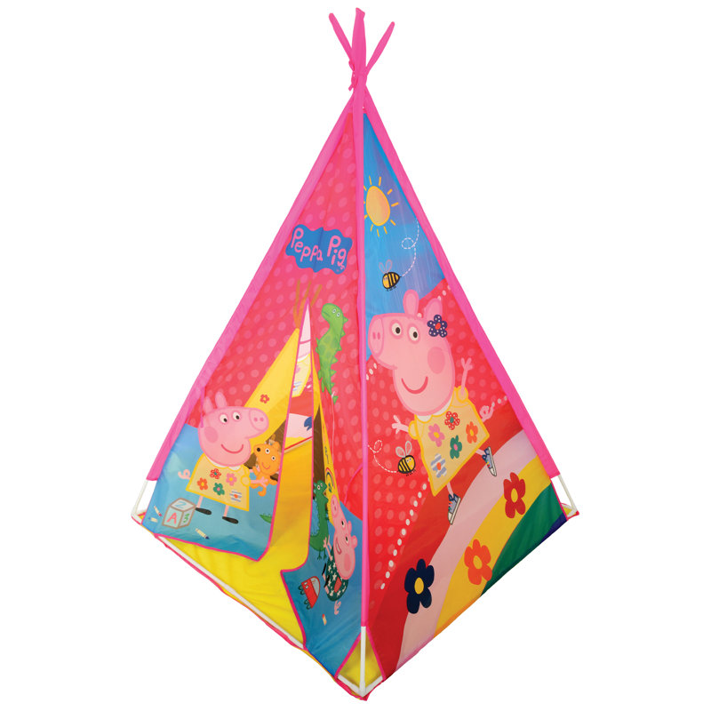 Peppa Pig 100cm W x 39.37cm D Triangular Play Tent