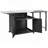 Outdoor Cabinet with Folding & Expandable Work Surfaces, Ample Storage Space, and Lockable Wheels