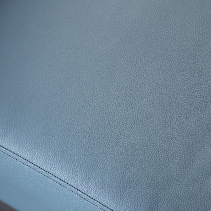 Jakoria 98" L-Shape Sectional with Chaise, Blue Leather Match, Right Hand Facing